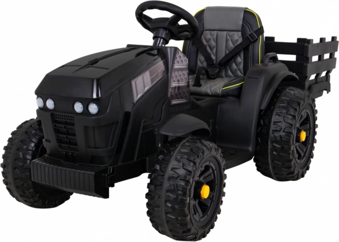 Elektrische kindertractor Titanium Z met aanhanger – zwart