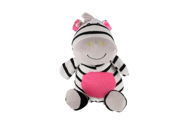 Pluche rammelaar Zebra voor baby's