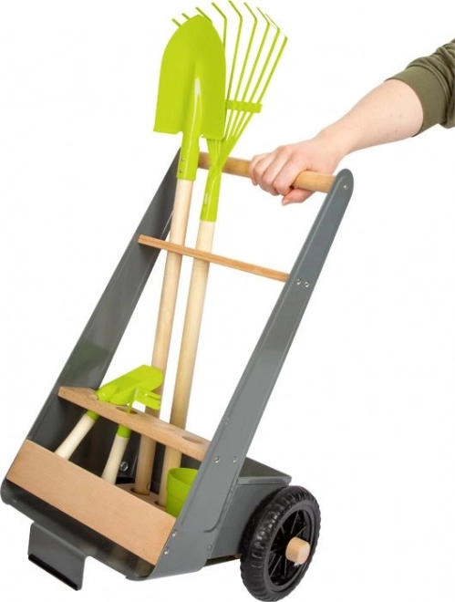 Small Foot Tuinkar met 5 stuks gereedschap
