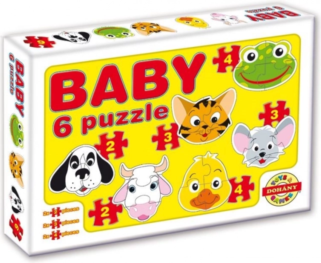 Dohány kinderpuzzel Dierenkopjes safari 6-in-1