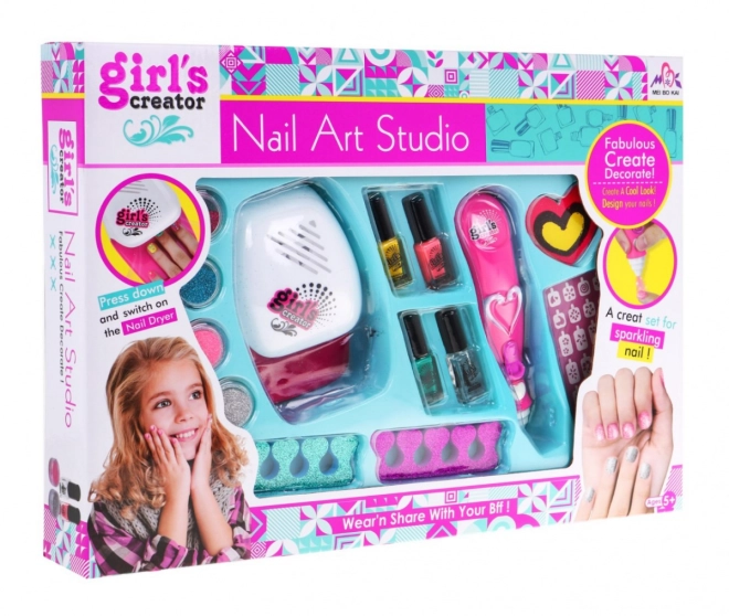 Kleurrijke geschenkverpakking GIRL