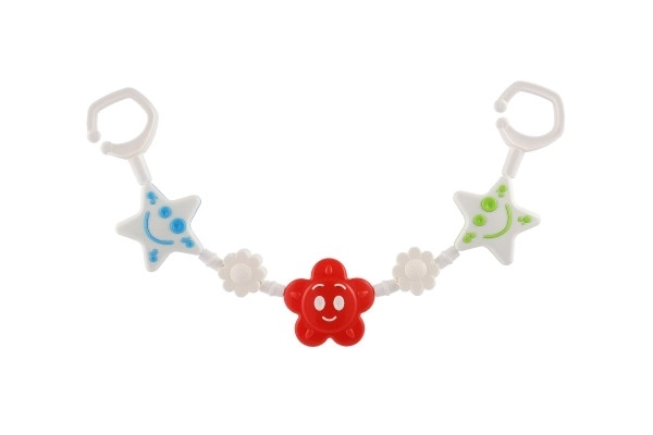 Gekleurde kinderwagenketting 43 cm