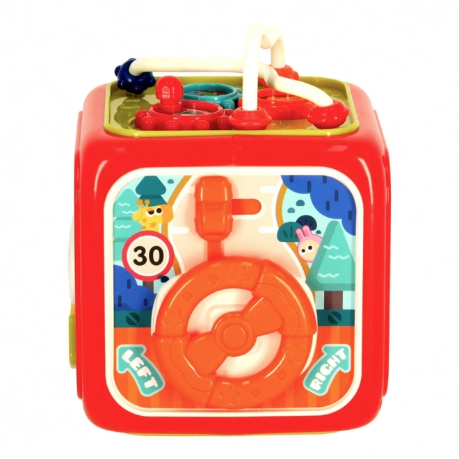Interactieve educatieve kubus 6-in-1 Bibi-inn roze