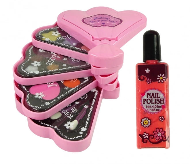 Roze cosmetische tas voor oogschaduw Gloss Pink