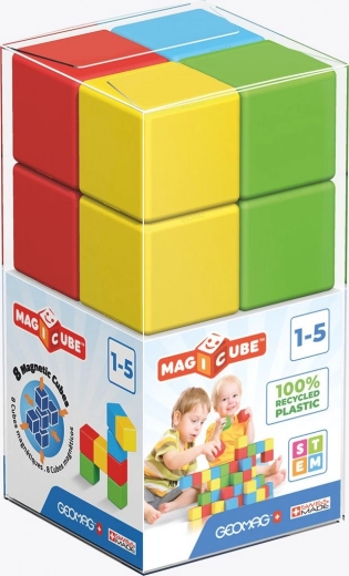 GEOMAG Magnetische blokken Magicube Green Line 8 blokken