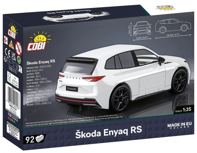 Škoda Enyaq RS 92 kussens
