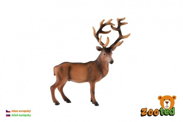Europese herten plastic 15cm in zak