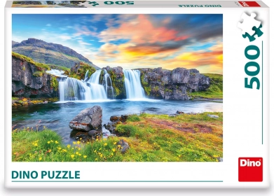 Prachtig motief van een IJslandse waterval