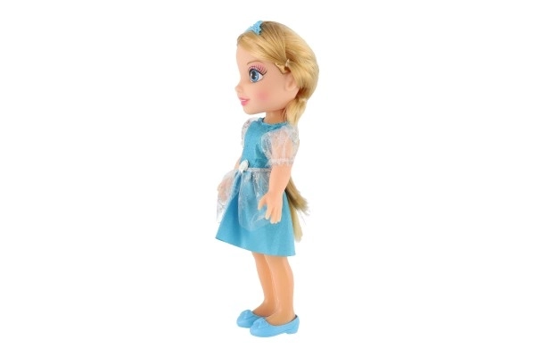 Pop winterprinses IJskoninkrijk plastic 31cm in koker