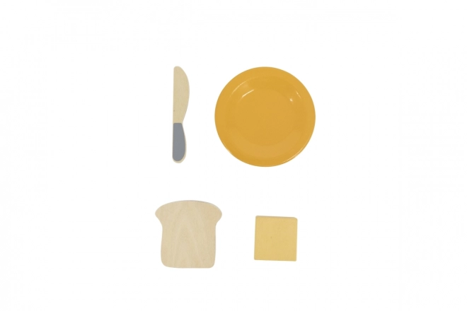Houten tosti-ijzer