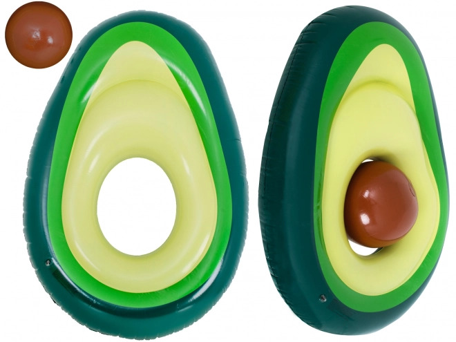 Opblaasbare matras Avocado met bal 150 cm XL