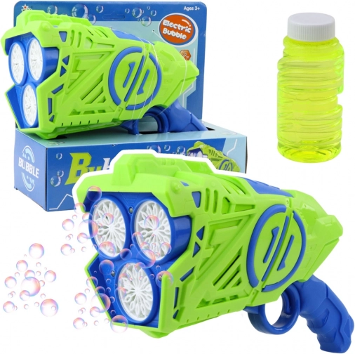 Zeeppistool met LED-lichten blauw-groen