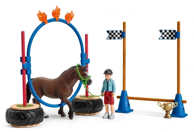 Schleich Farm Wereld Wedstrijd in Behendigheid voor Pony's