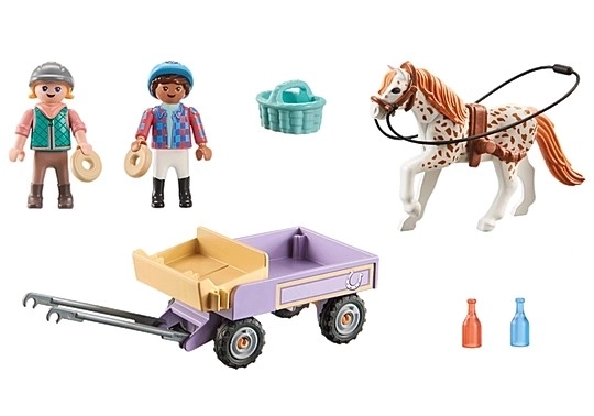 Set van figuren Paard 71496 Koets met pony's