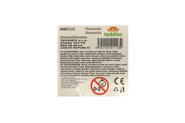 Houten blaasmondharmonica voor kinderen