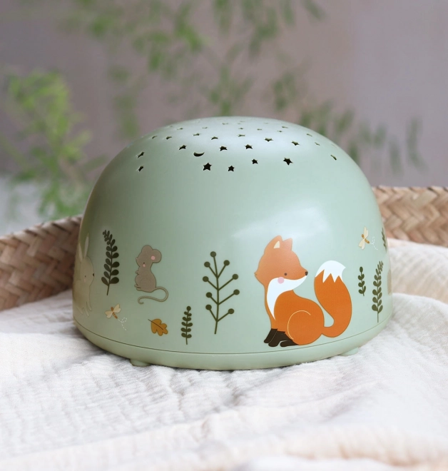 A Little Lovely Company Projectielamp – Bosvrienden
