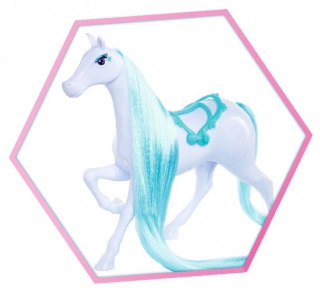 Pop Steffi met paard Snow Dream