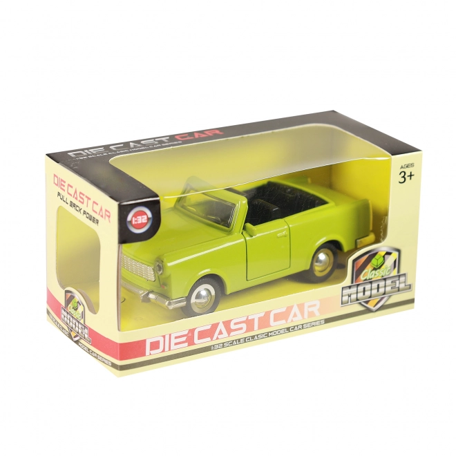 Auto metalen trabant cabriolet