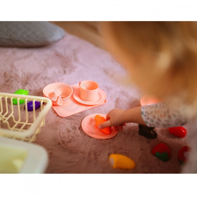Spoelbak voor kinderen met stromend water - roze