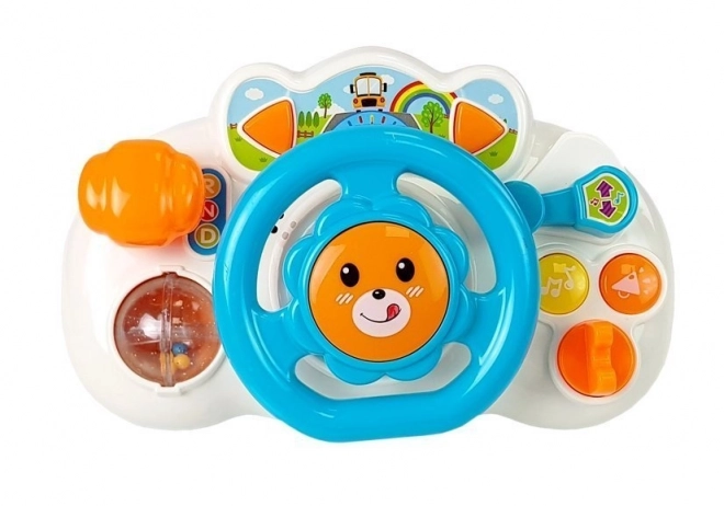 Interactief educatief stuur Baby Blue