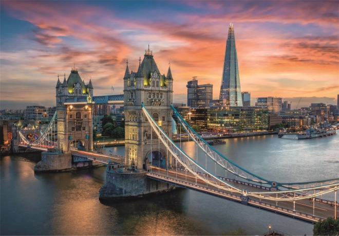 Puzzel 1500 stukjes Compact Londen Schemering