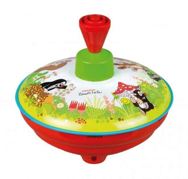 Káča draaiende Mol metaal/plastic 13cm