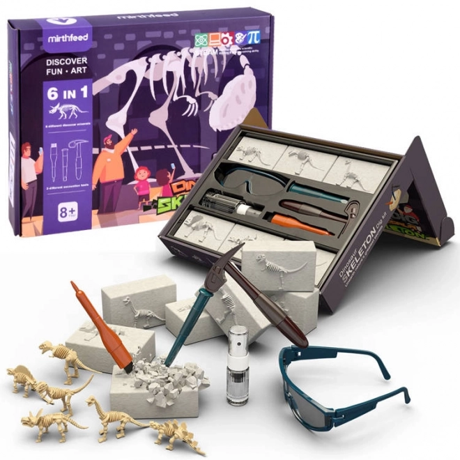Dinosaurus opgravingen Tyrannosaurus Rex 6-in-1
