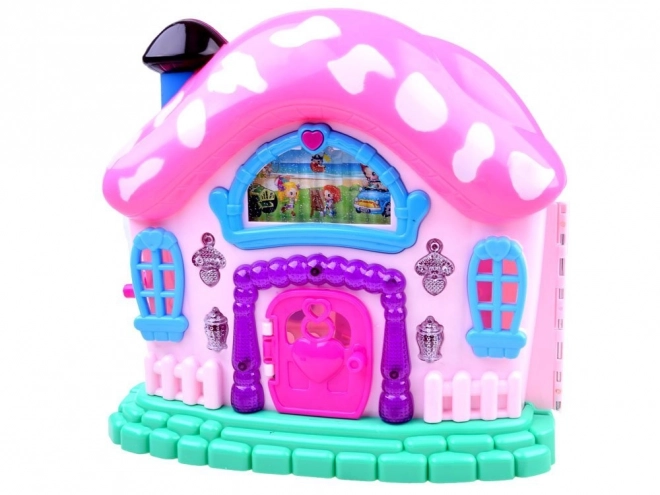 Magisch uitklapbaar huisje met meubels