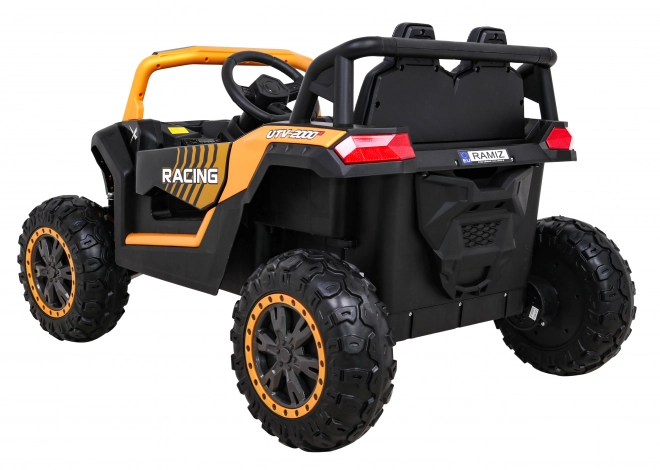 Buggy UTV 2000M raceauto met accu + MP3 geluiden lichten + afstandsbediening + langzame start – Gouden