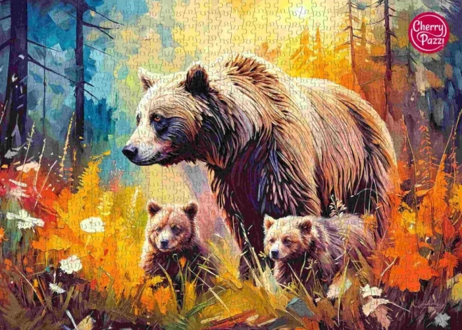Puzzel Samen in het wild 1000 stukjes