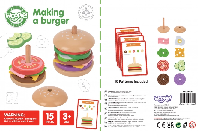 Houten burgerrestaurant WOOPIE GREEN voor kinderen