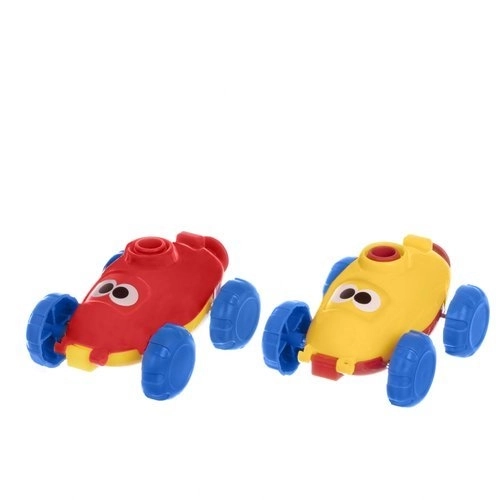 Auto met ballonnen opblazen