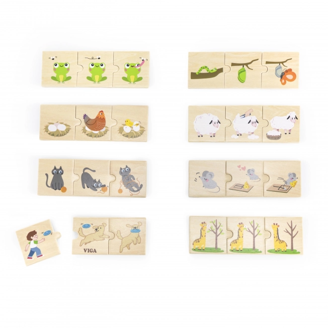 Viga houten puzzel dierenactiviteiten