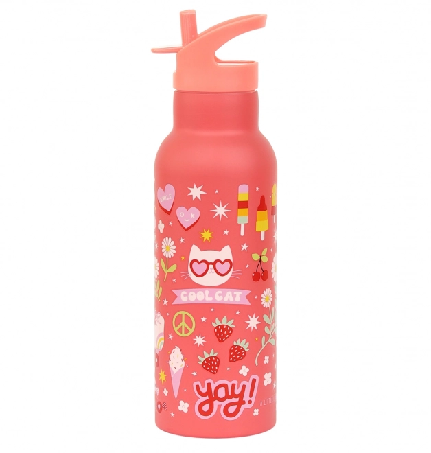 A Little Lovely Company RVS waterfles 500 ml – Zábava