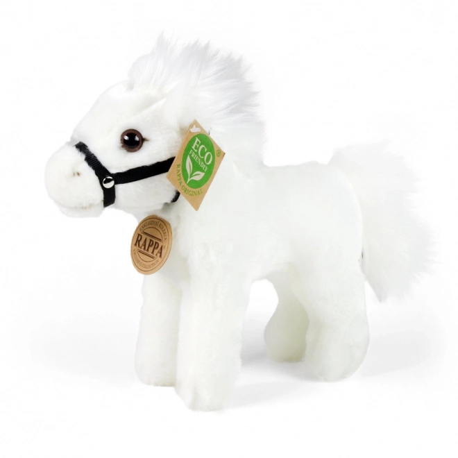 Rappa Pluchen Paard Wit 18 cm ECO-VRIENDELIJK