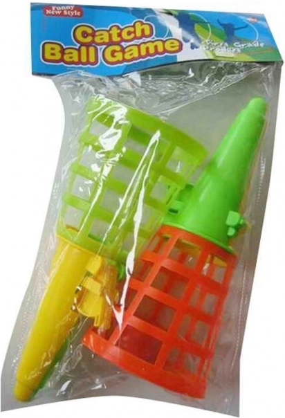 Catch Ball-spel met lanceercones