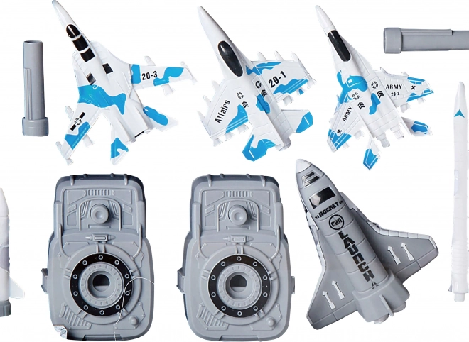Raket met lanceerplatform en accessoires