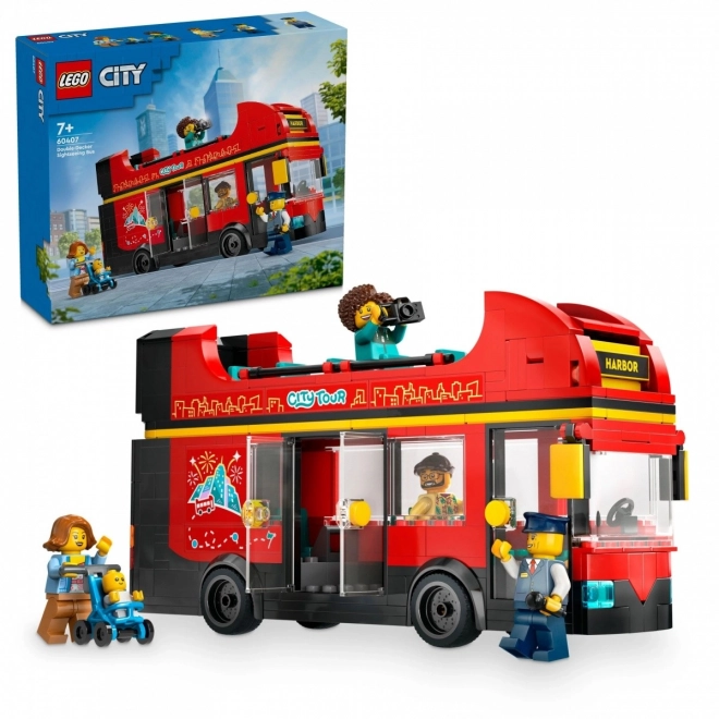 LEGO City 60407 Rode Dubbeldekker Sightseeing Bus