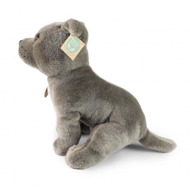 Pluche hond Staffordshire bullterriër 30cm ECO-VRIENDELIJK