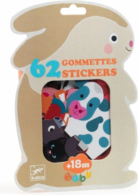 Djeco mijn eerste stickers – boerderijdieren