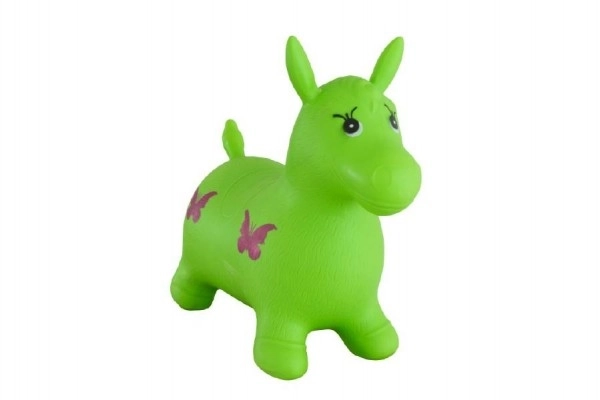 Gummi springpaard groen