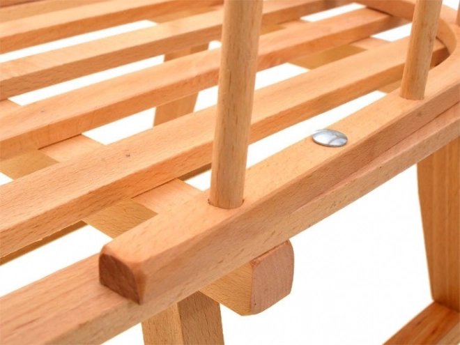 Pools houten sleeën met duwstang SP0370