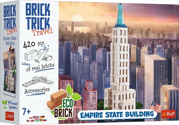 Bouwset TREFL BRICK TRICK Travel: Empire State Building XL (420 stukjes)