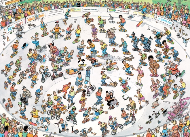 Puzzel Rit op de baan 2000 stukjes JUMBO