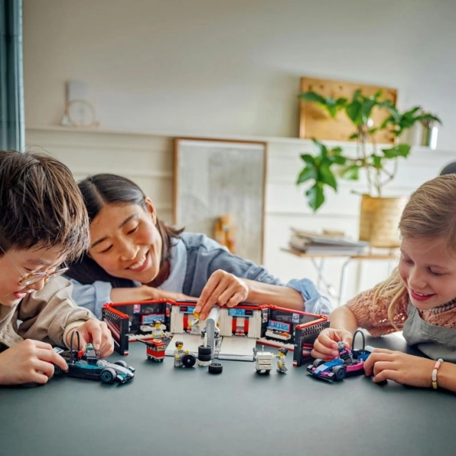 LEGO® City 60444 F1® Garage en auto's Mercedes-AMG en Alpine