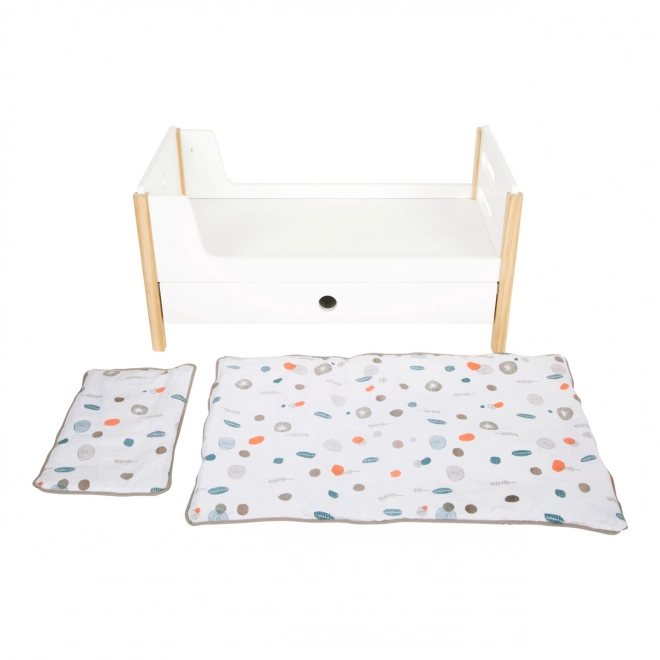 Kleine Voet Houten Bedje Kleine Knoop