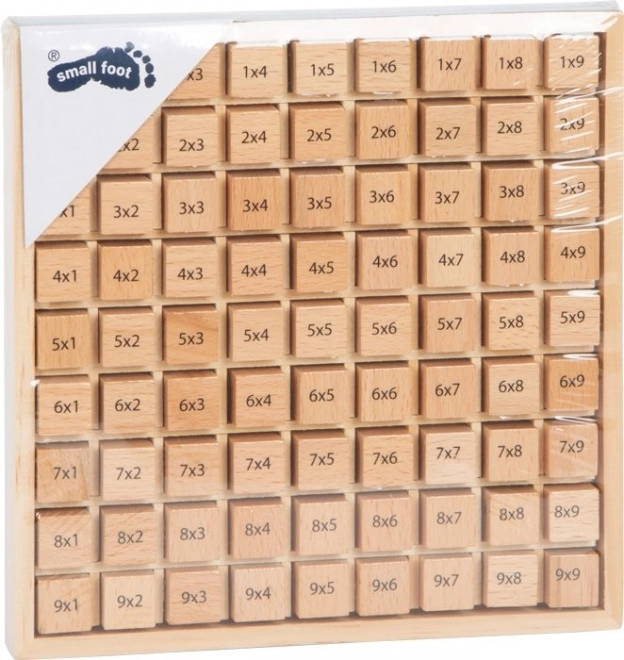 Small Foot Kleine tafels houten blokjes