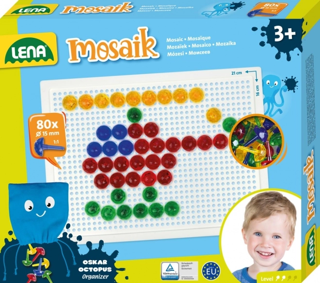 LENA knopjesmozaïek voor kinderen – Kristal