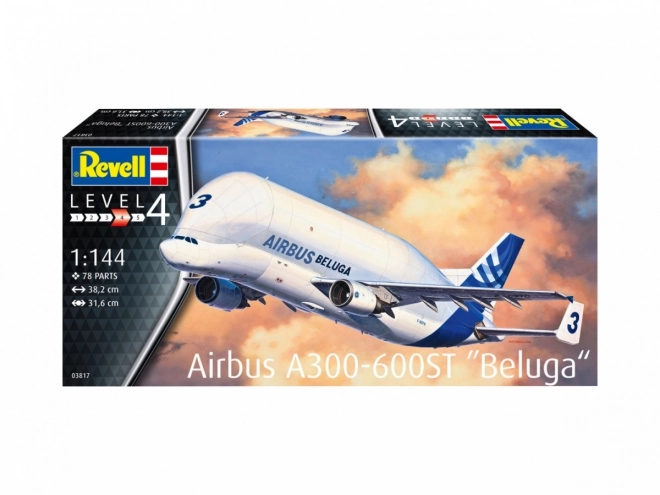 Kunststof modelvliegtuig Airbus A300-600ST Beluga 1/144
