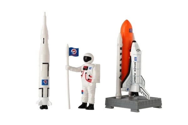 Ruimtespeelgoed - set astronauten en spaceshuttle